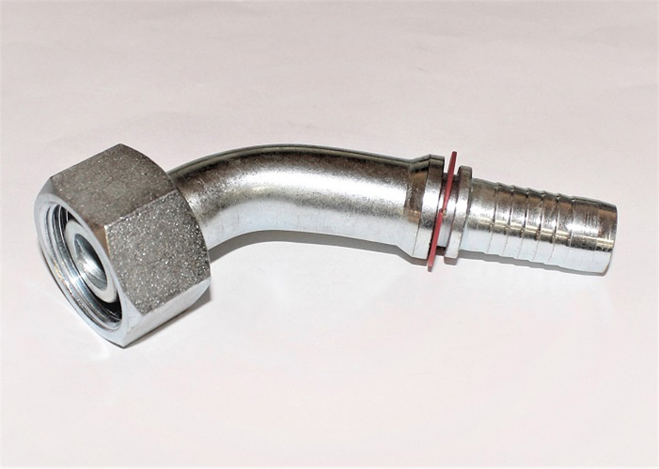 2 x Hydraulik Schlauch-Armatur Hydraulikarmatur DKOS 45° RA20 Tülle16 M30x2