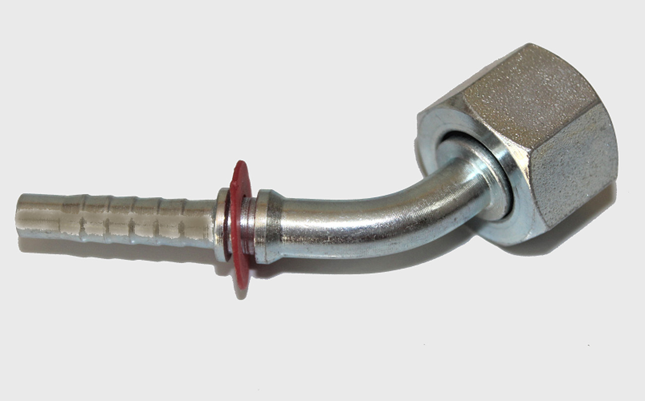 Hydraulik Schlaucharmatur Armatur Schlauch Hydraulik DKOS 45° M18x1,5 RA 10 mm