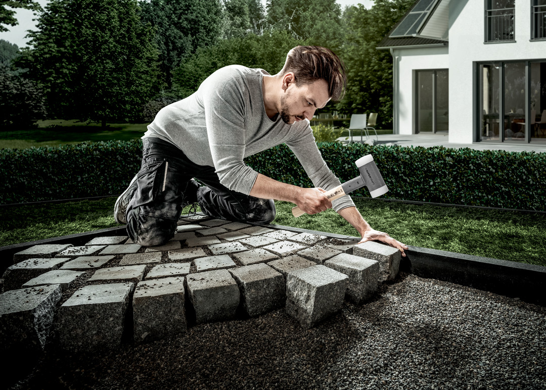 SUPERCRAFT-Schonhammer, mit schwingungsdämpfendem, ergonomisch geformtem und lackiertem Hickorystiel | D=20 mm | 3366.020 Młotek SUPERCRAFT z miękkim obuchem, z tłumiącym drgania, ergonomicznie ukształtowanym i lakierowanym trzonkiem hikorowym | D=80 mm | 3366.080