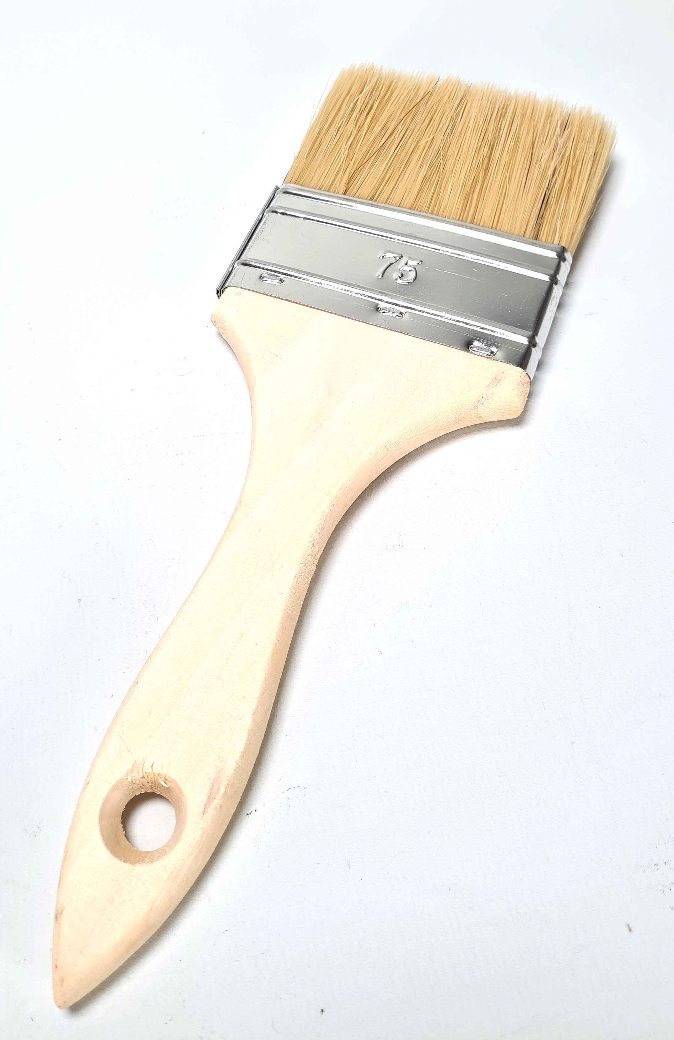 5x FREUND Folienpinsel gerade kurzer Holzgriff 70mm Naturborsten Maler lackieren