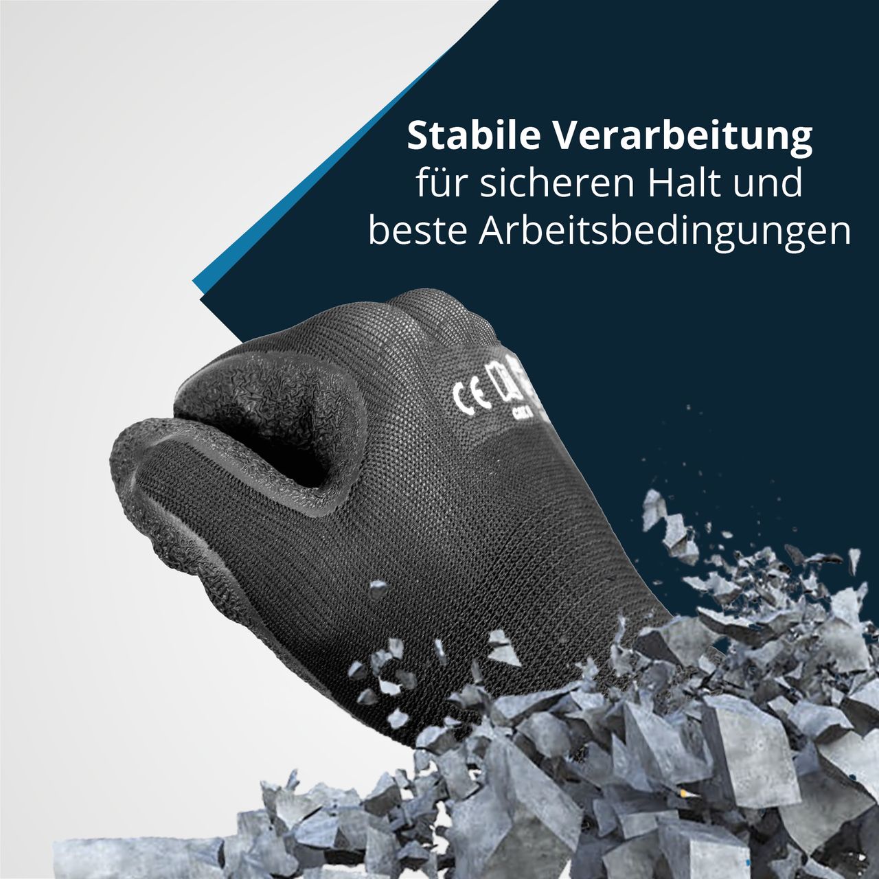 12 par rękawic roboczych "Gecko" rękawice montażowe 12 Paar Arbeitshandschuhe "Gecko" Montagehandschuhe, Werkstatthandschuhe im Paket