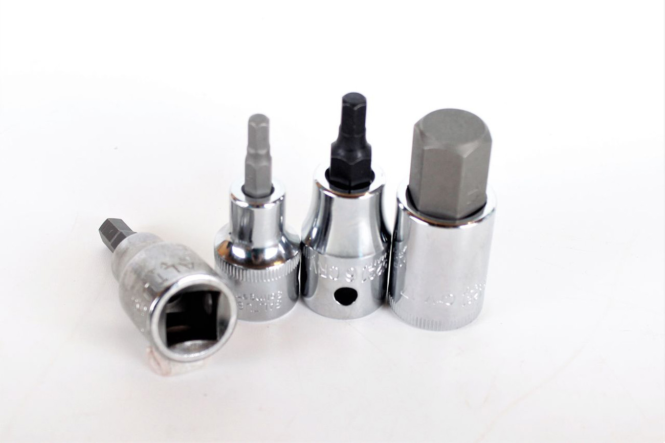 SALTUS Zestaw nasadek sześciokątnych 1/2" 4 sztuki 5-17 mm 5221 Nasadka sześciokątna
