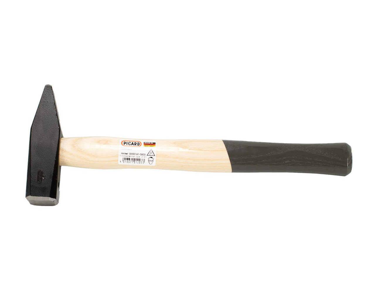 PICARD Młotek ślusarski Hickory 800 g Qual. 2X Młotek ES Narzędzie ręczne z drewnianą rękojeścią