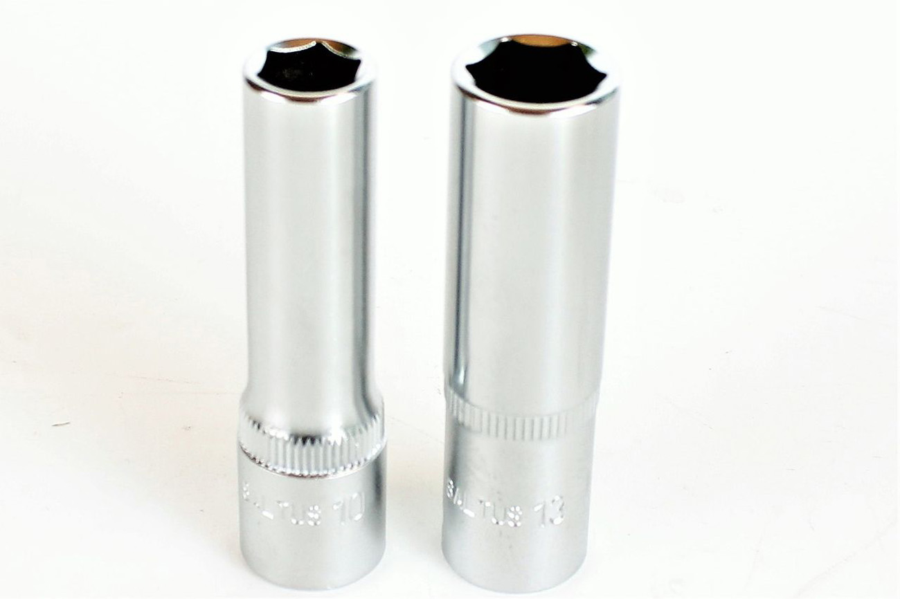 Zestaw nasadek SALTUS 3/8" 10-13 mm do profesjonalnych nakrętek CV, 2-częściowy