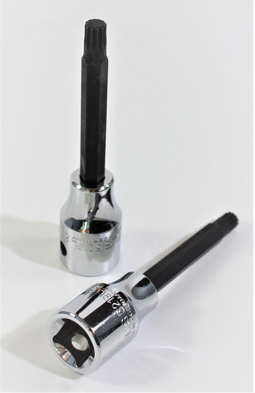 2 x klucz wielozębny SALTUS 1/2" 8 mm z wewnętrznym gniazdem torx 5219L długi