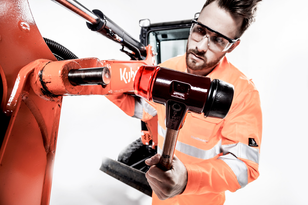 SIMPLEX-Schonhammer, Gummikomposition / Plastik; mit Tempergussgehäuse und hochwertigem Holzstiel | D=30 mm | 3026.030 SIMPLEX-Schonhammer, Plastik; mit Tempergussgehäuse und hochwertigem Holzstiel | D=60 mm | 3006.060