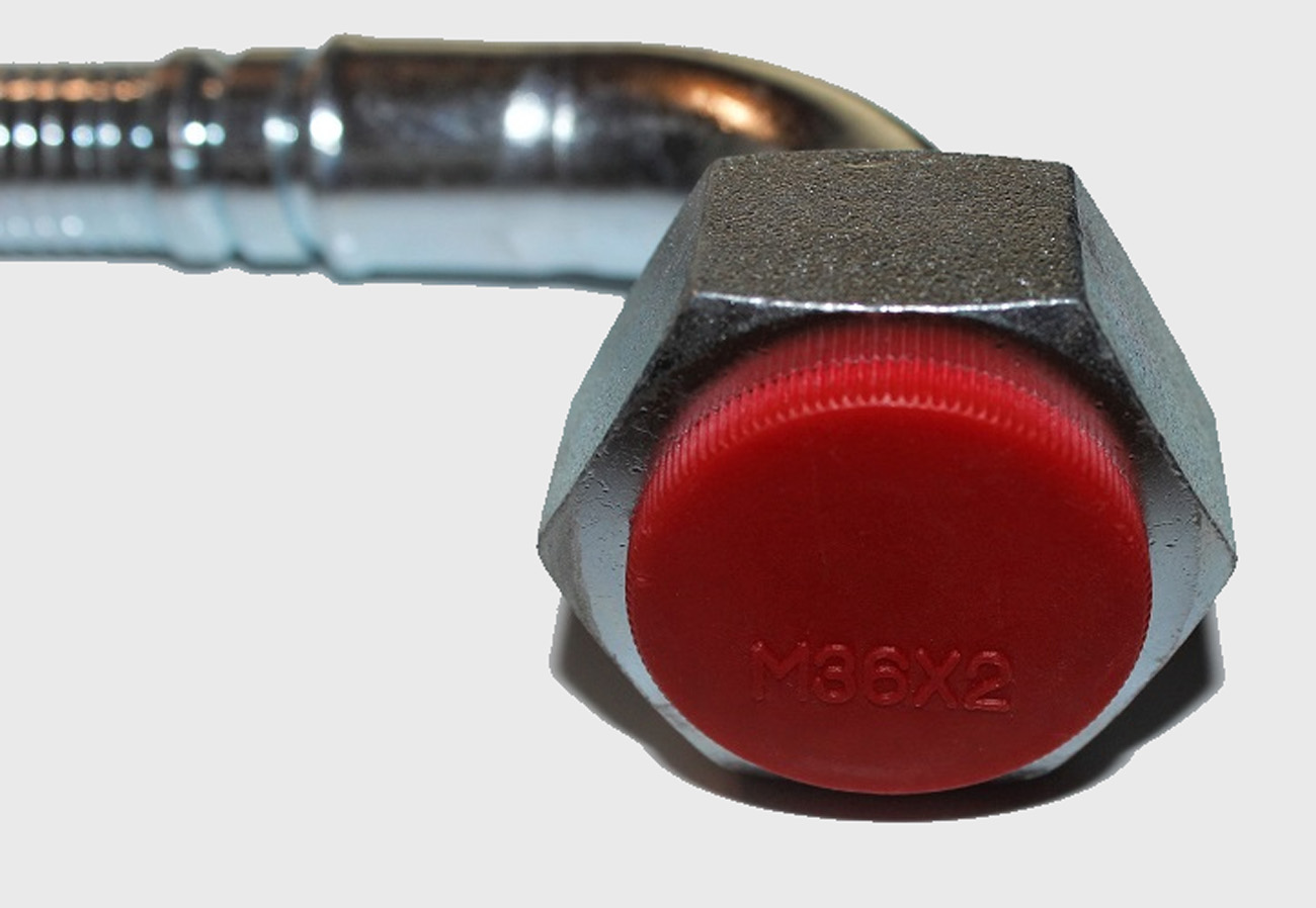 BALFLEX Złączka węża hydraulicznego Złączka węża DKOS 90° M36x2.0 RA 25 mm