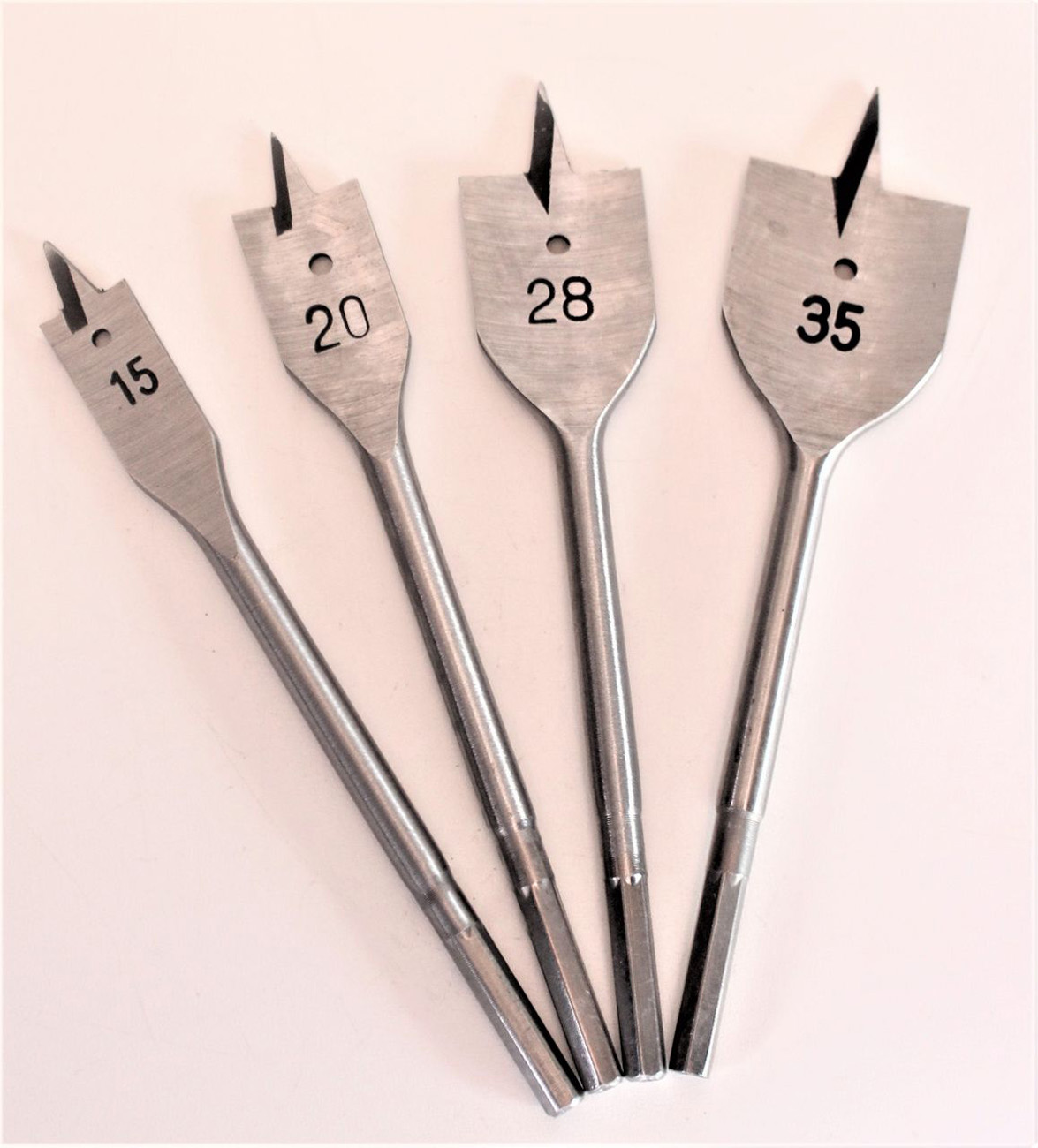 MAKITA Flachfräsbohrer-Set 3 tlg. Akkuschrauber Holz fräsen Bohrer Flachfräser