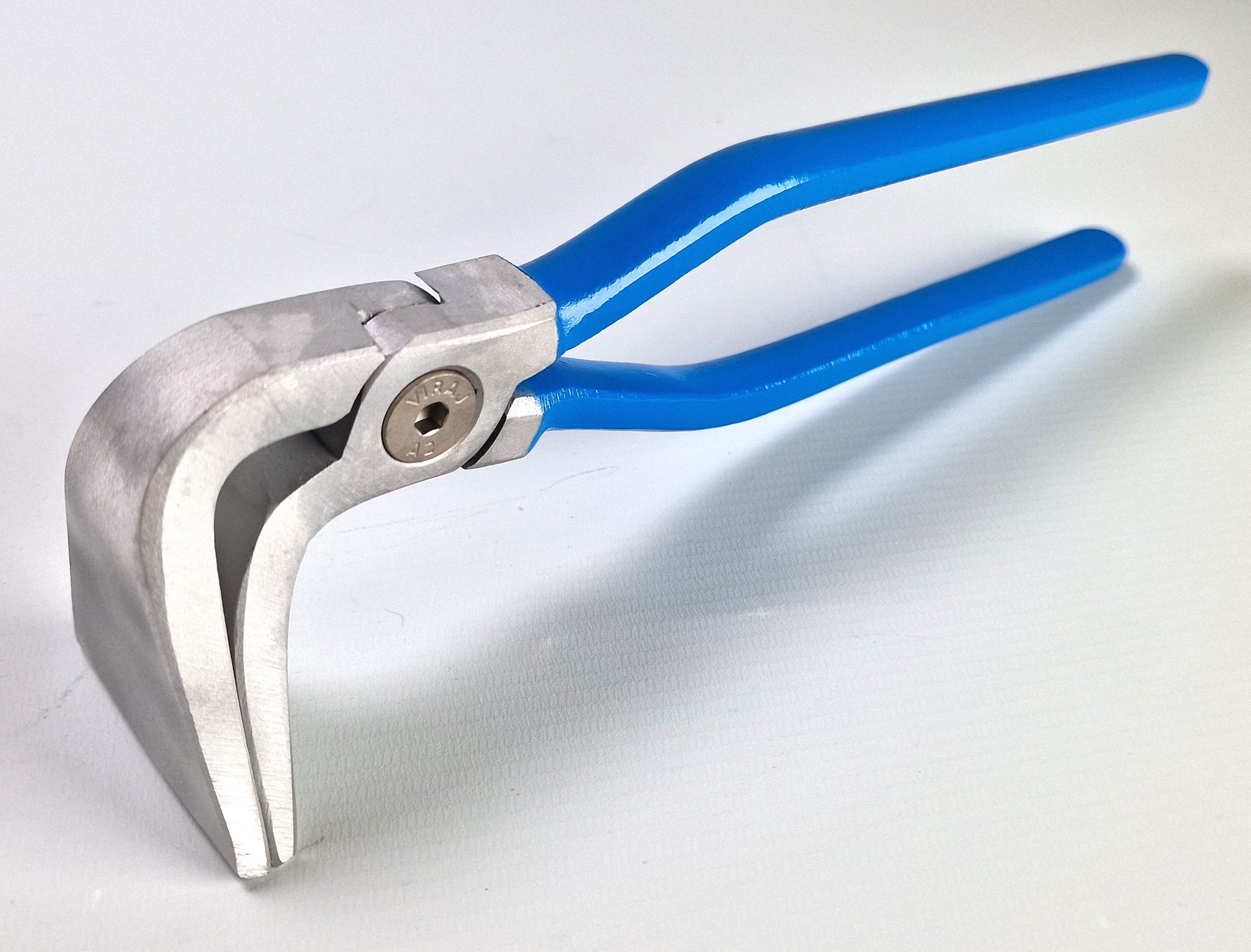 Falzzange aus Aluminium 60 mm 90° gebogen Made in Germany Abkantzange Alu leicht