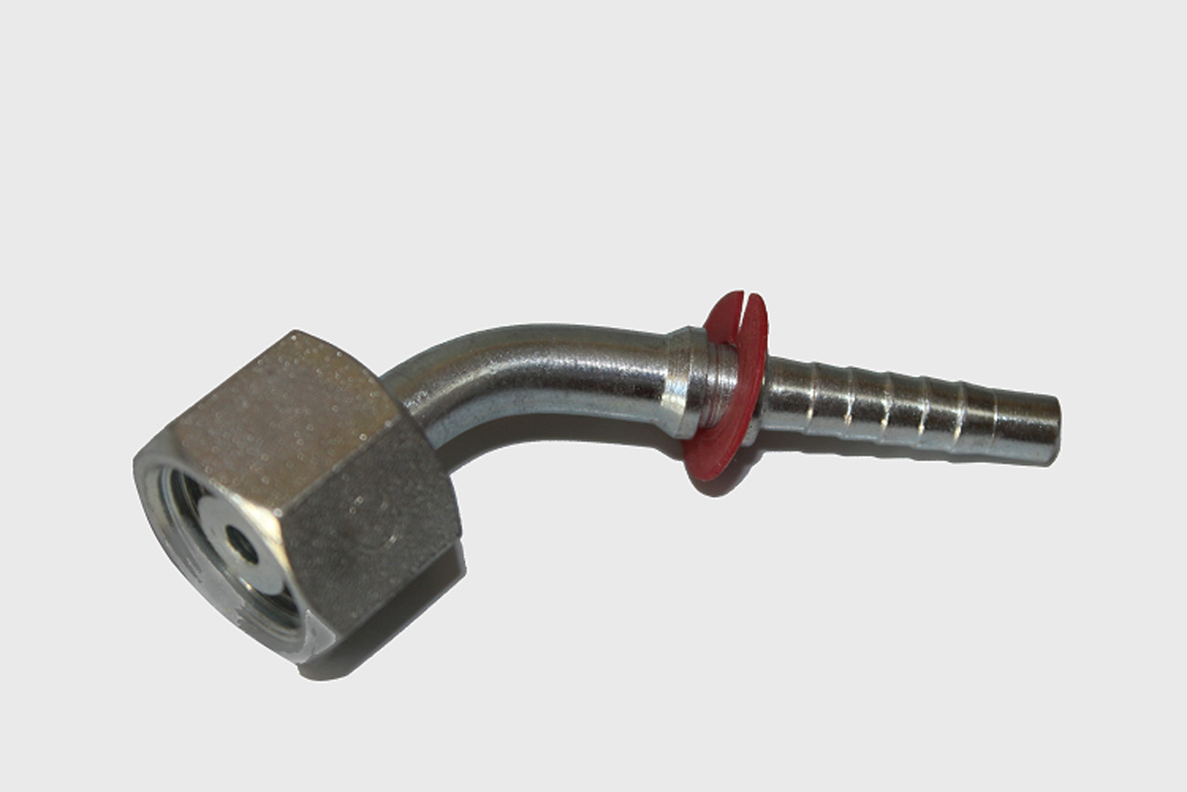 Hydraulik Schlaucharmatur Armatur Schlauch Hydraulik DKOS 45° M18x1,5 RA 10 mm