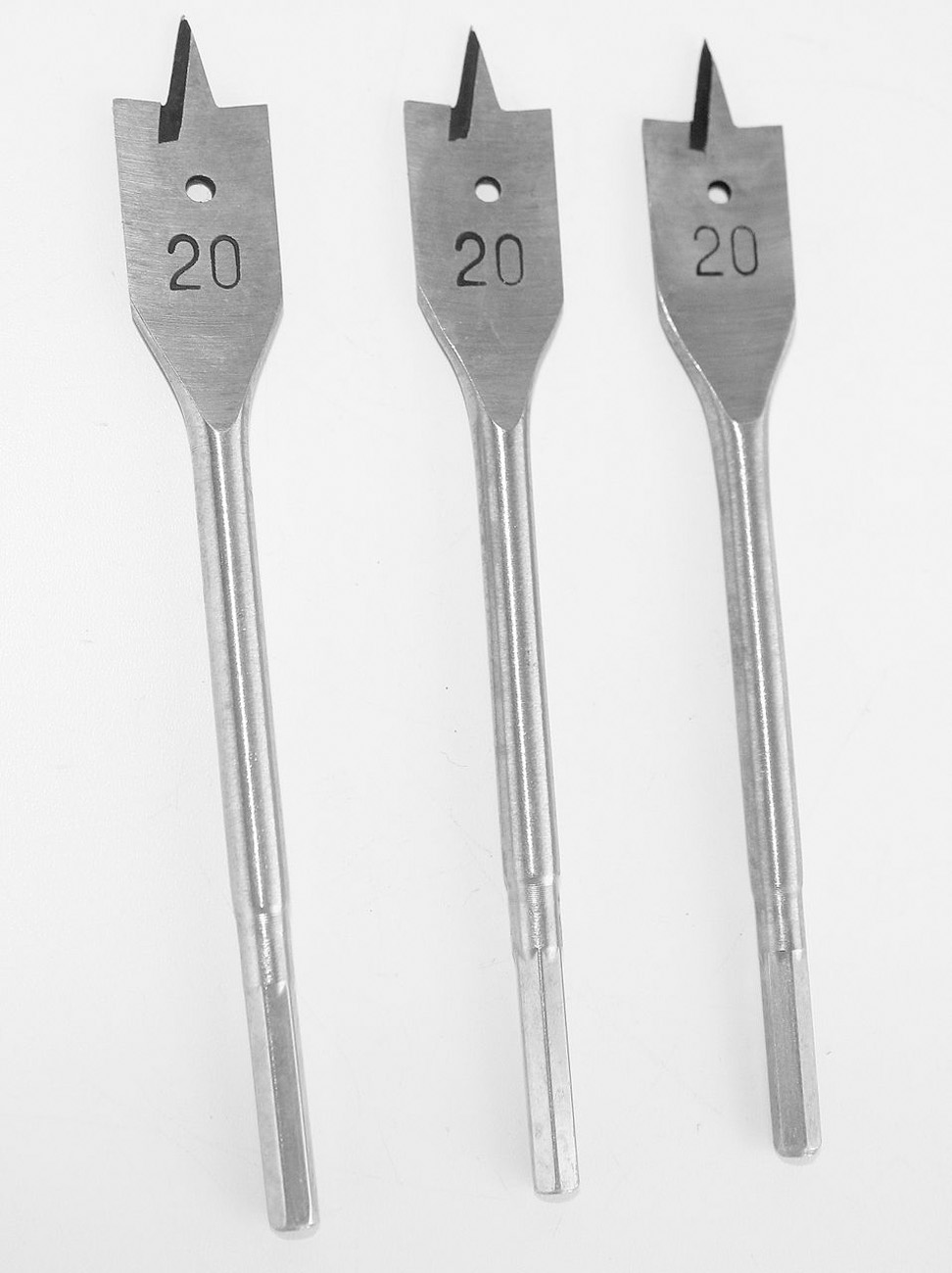 MAKITA Flachfräsbohrer-Set 3 tlg. Akkuschrauber Holz fräsen Bohrer Flachfräser