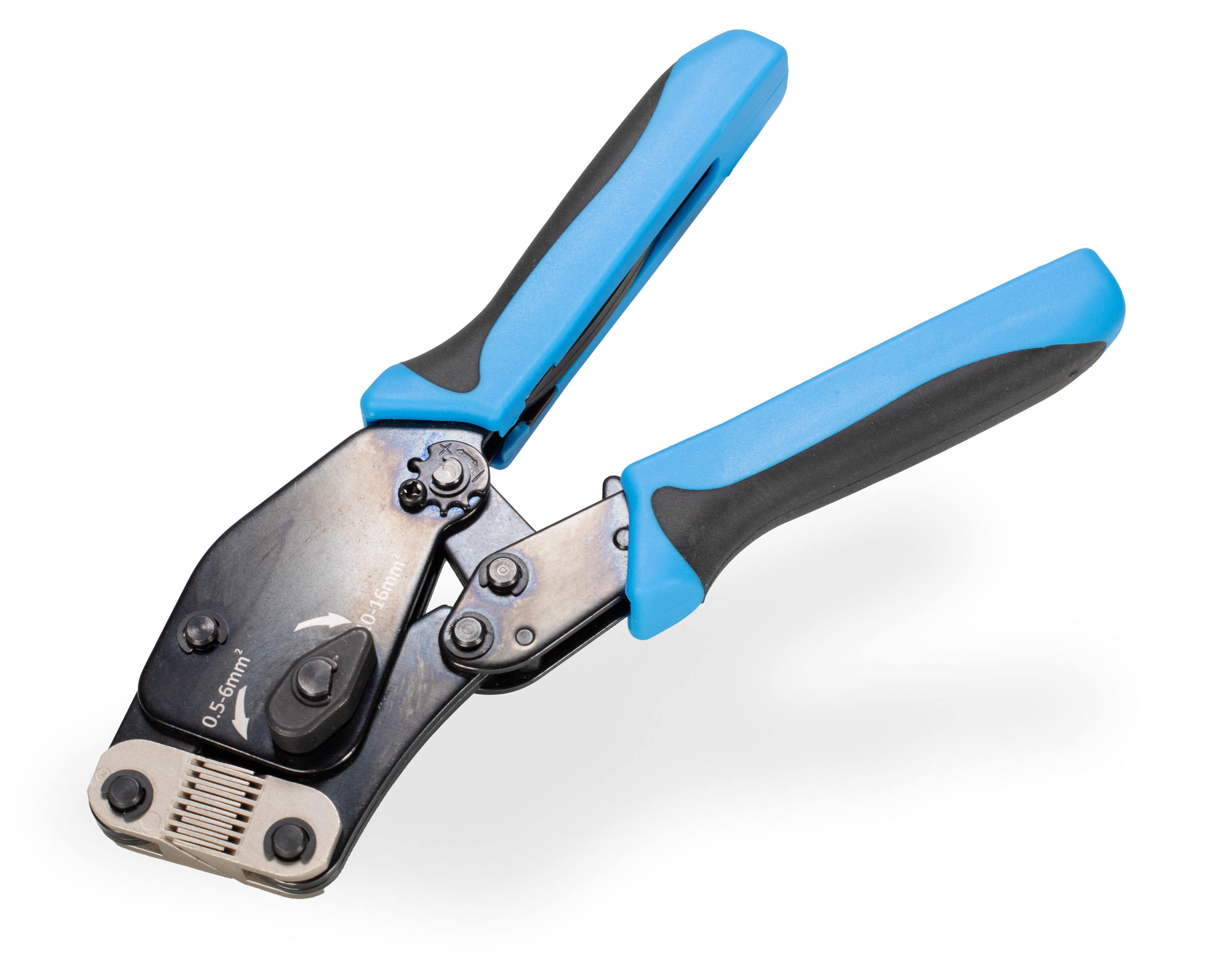 FLEXI CRIMP PRO Presszange Aderendhülsen 0,5-16 qmm Frontpresszange Zange