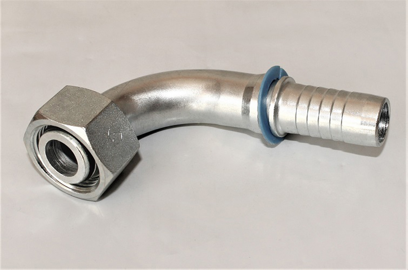 2 x Złącze węża hydraulicznego Złącze hydrauliczne DKOS 90° RA10 M18x1.5 4SP