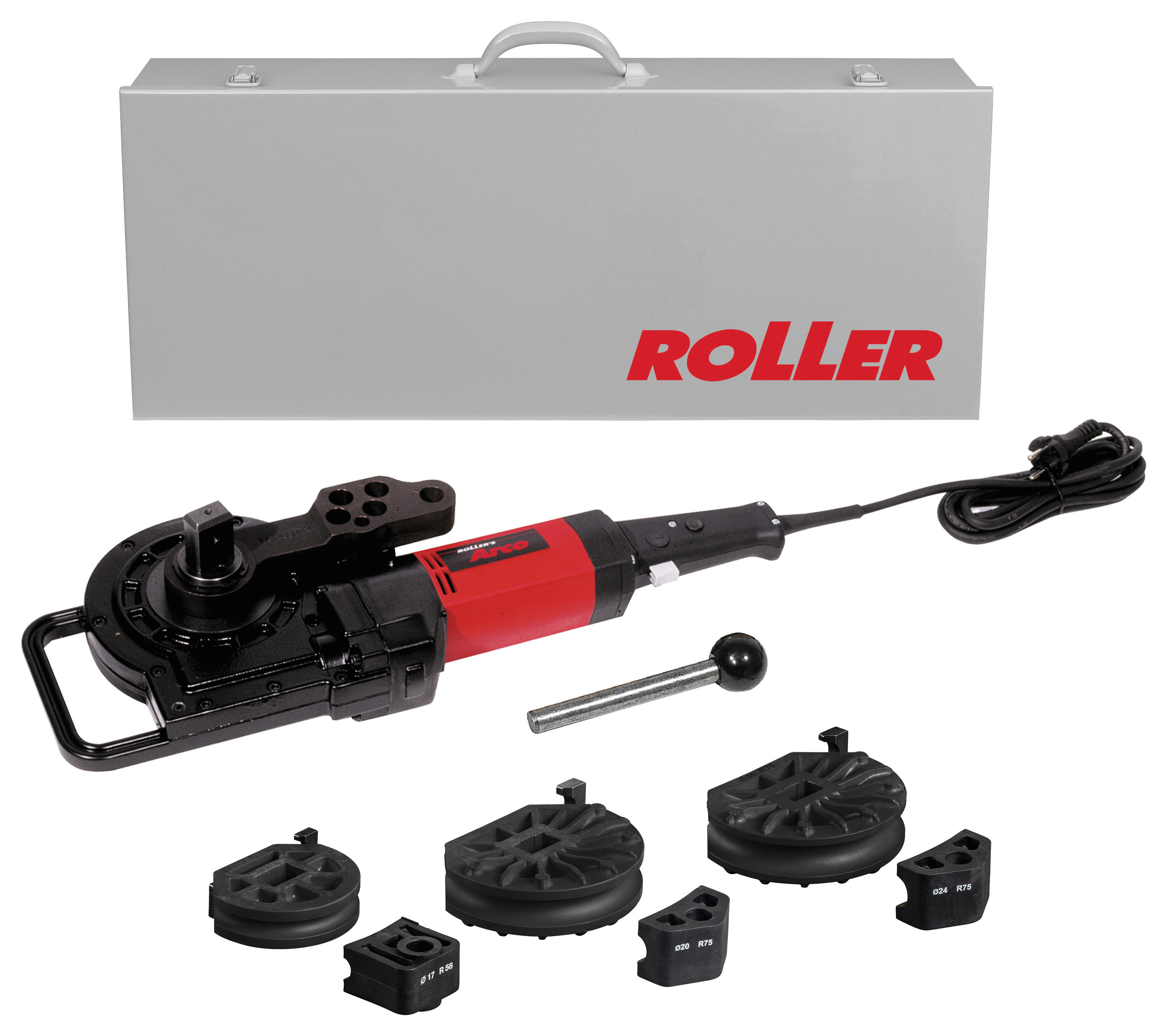 REMS Rohrbieger Curvo Set 17-20-24 Nr. 580023 Rohrbiegegerät Bieger Vorführgerät