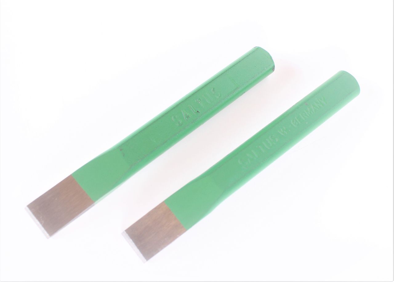 2 x SALTUS Flachmeißel Made in Germany Meißel Chrom Vanadium 19 mm Meissel Profi