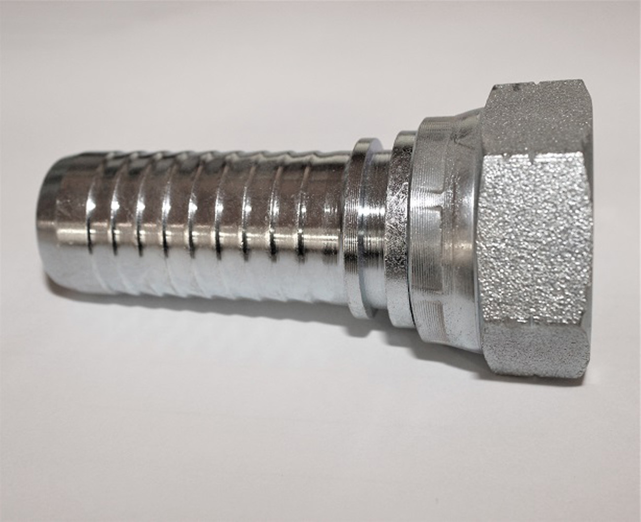 2 x Złączka węża hydraulicznego wersja prosta DN25 DKR 1" BSP stal ocynkowana IG