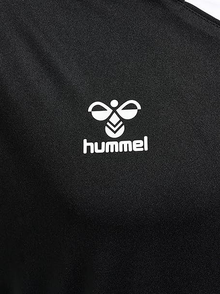 HUMMEL Herren Trikot Poly Jersey TShirt Schwarz Gr. L mit Werbelogos Nummer 11