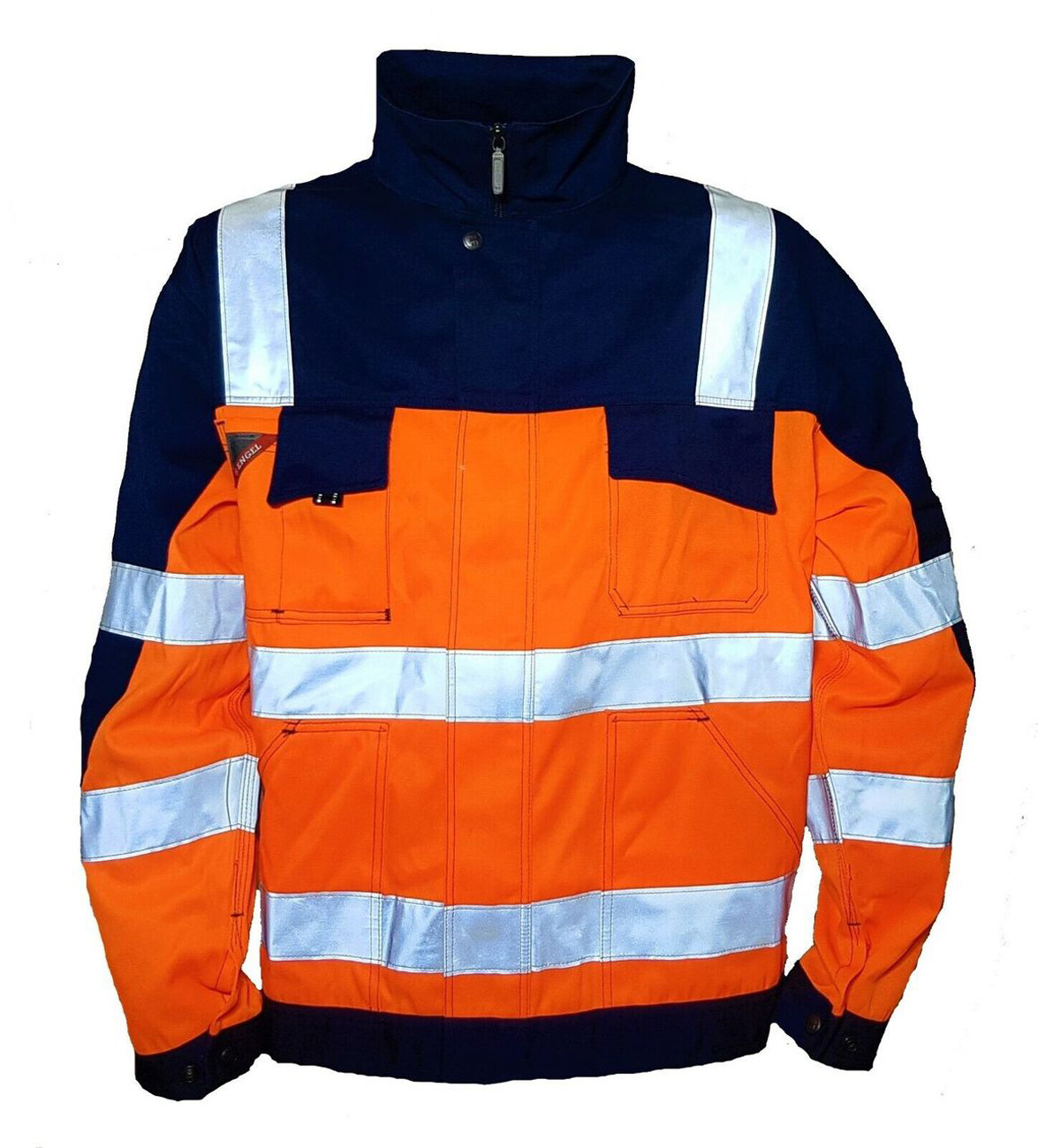 ENGEL Bundjacke Jacke Arbeitsjacke Warnschutzjacke orange/marine Nr. 1601-420