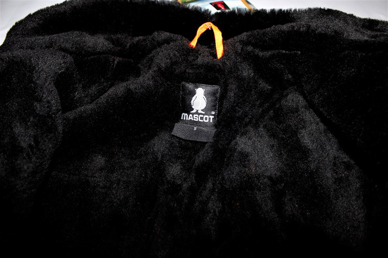 MASCOT St. Moritz Pilotjacke Warnschutz orange gefüttert Winterjacke Jacke Gr. S