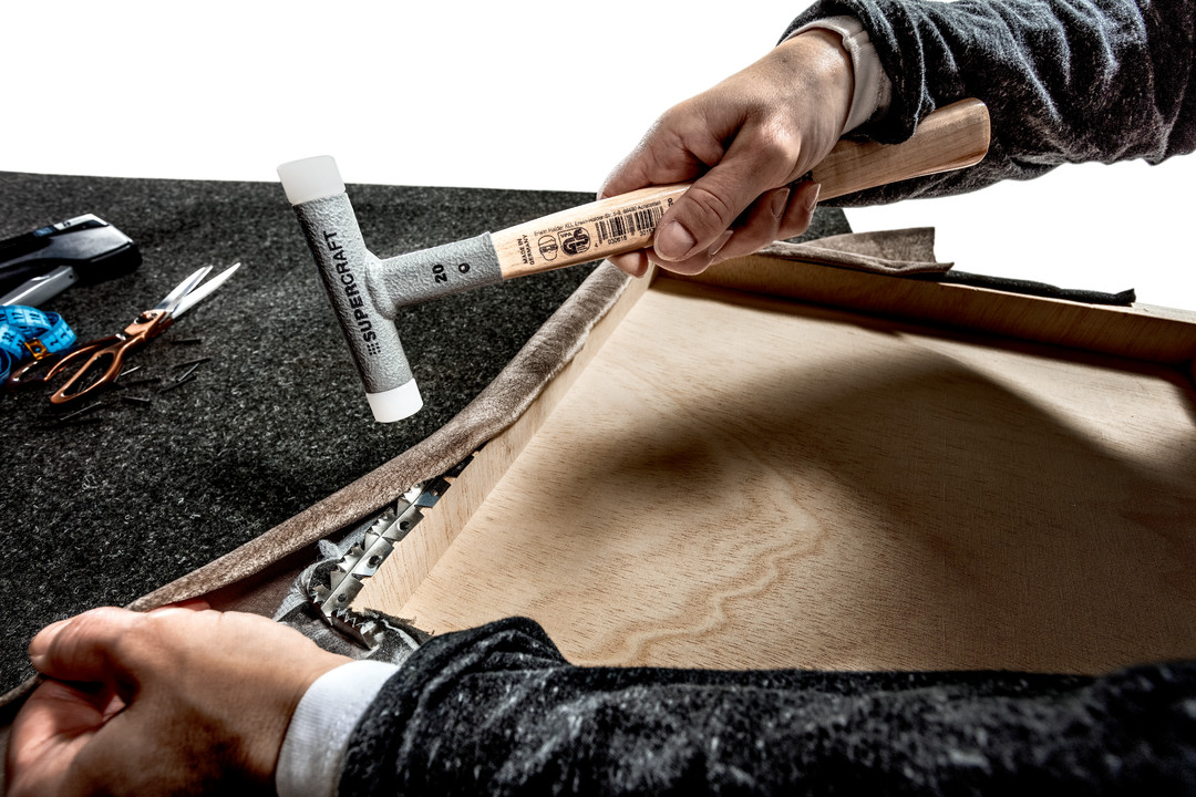 SUPERCRAFT-Schonhammer, mit schwingungsdämpfendem, ergonomisch geformtem und lackiertem Hickorystiel | D=20 mm | 3366.020 Młotek SUPERCRAFT z miękkim obuchem, z tłumiącym drgania, ergonomicznie ukształtowanym i lakierowanym trzonkiem hikorowym | D=80 mm | 3366.080