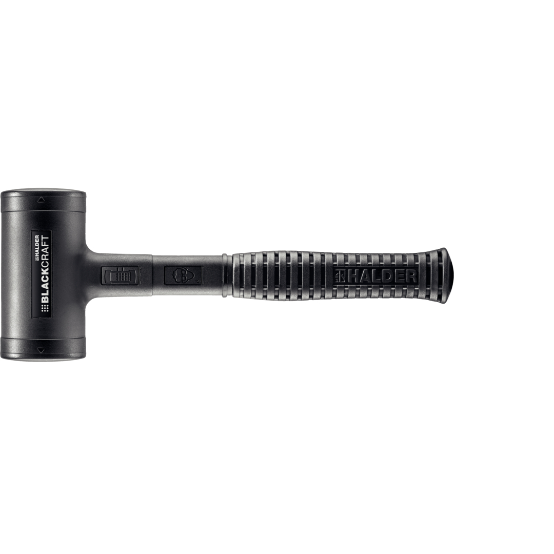 BLACKCRAFT-Schonhammer, mit bruchsicherem Stahlrohrstiel, PUR ummantelt und ergonomisch geformtem, rutschsicherem Griff | D=60 mm | 3379.060