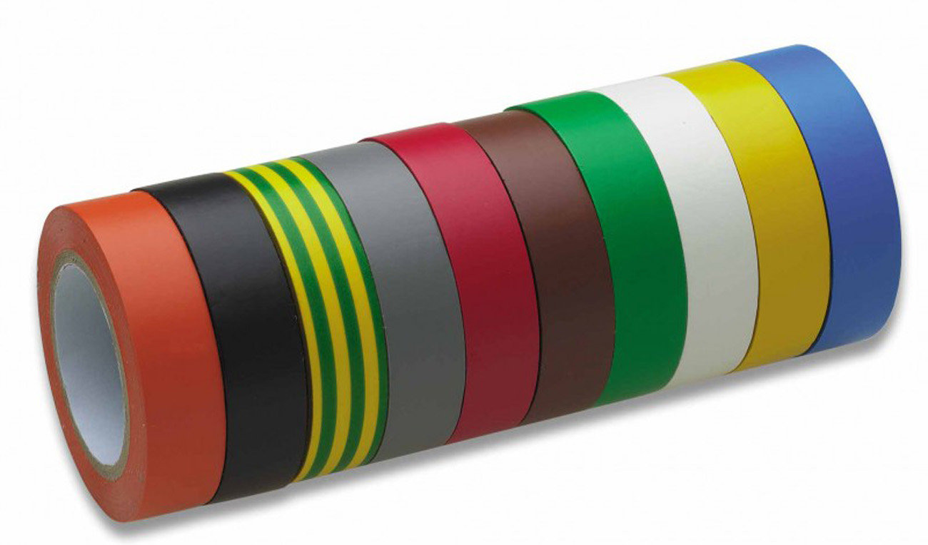 CERTOPLAST 30 rolek taśmy izolacyjnej Taśma PVC dla elektryków Niemcy (1m=0,05€)