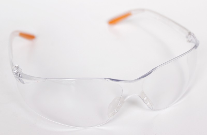 Schutzbrille klar Panorama Arbeitsbrille Labor Fahrradbrille Industrie Handwerk