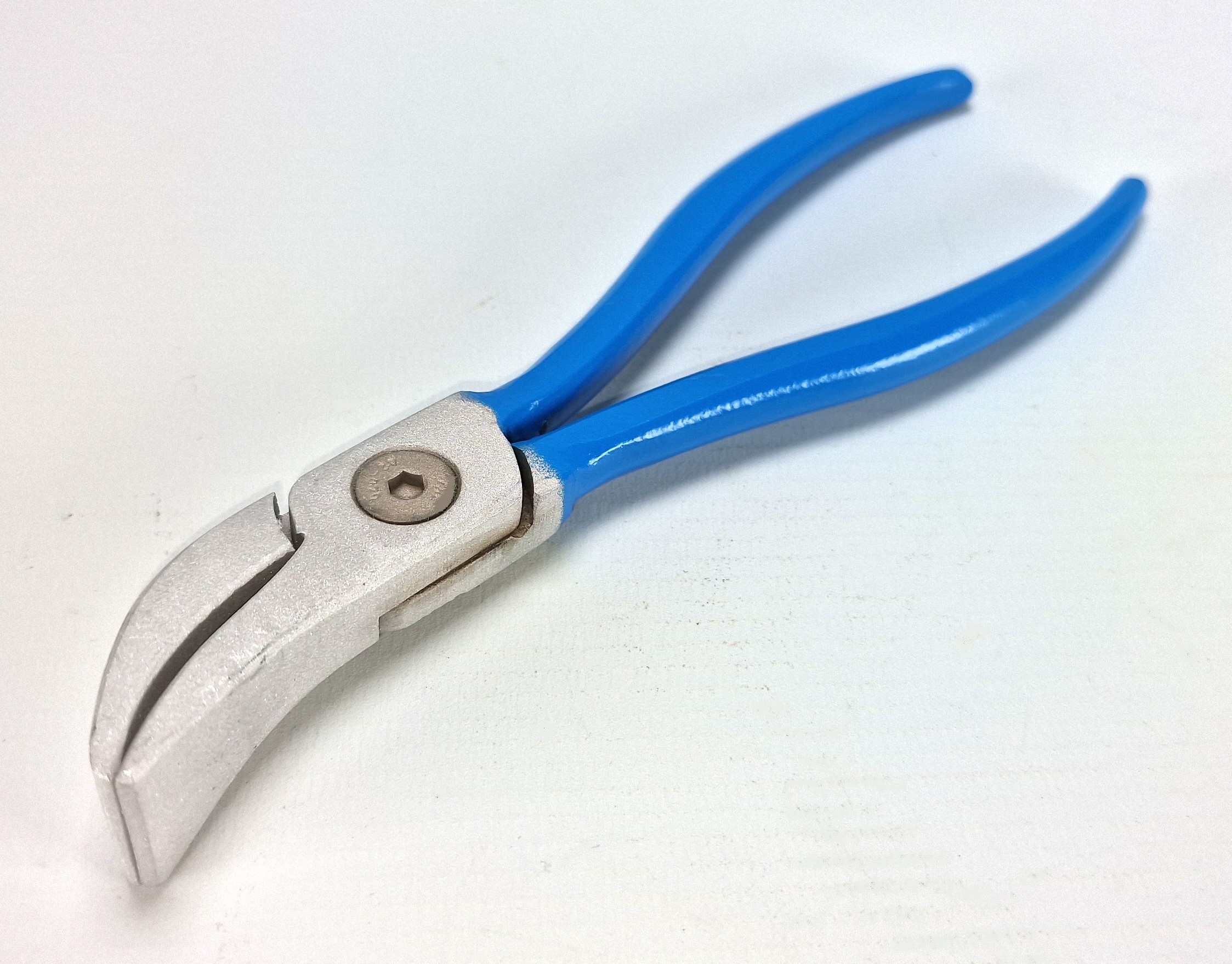 Mini Falzzange aus Aluminium 45° gebogen Made in Germany Abkantzange Alu leicht
