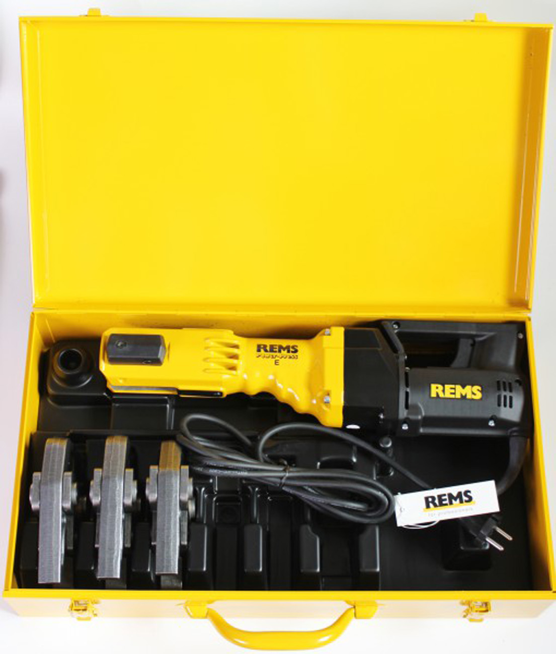 Zaciskarka REMS Power Press E SE + 3 cęgi zaciskowe Szczęki zaciskowe M lub V Obudowa Zaciskarka REMS Power Press E SE + 3 cęgi zaciskowe Szczęki zaciskowe M lub V Obudowa