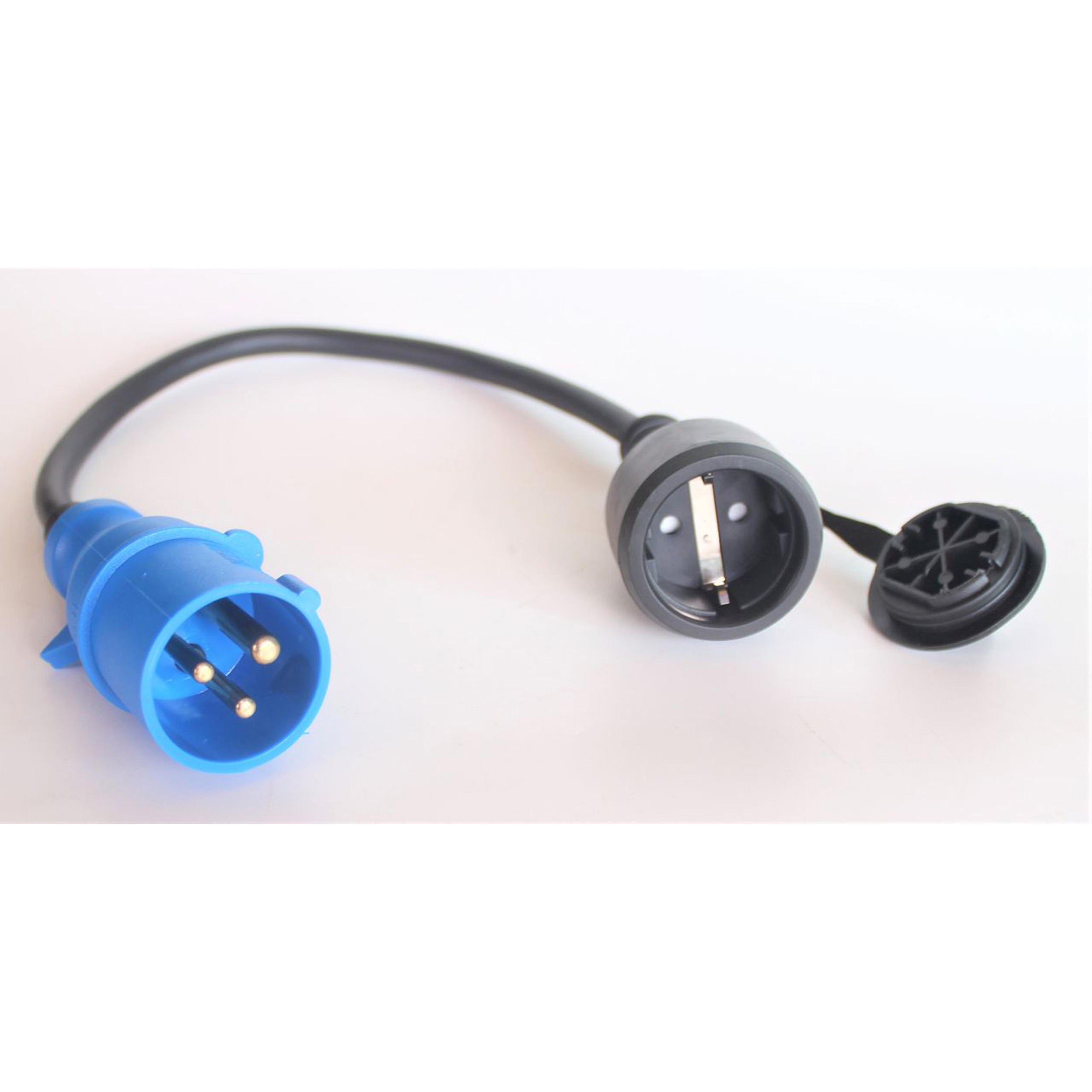 Kabel adapter CEE Wtyczka Schuko 230V IP44 Kabel zasilający do przyczep kempingowych H07RNF 16A