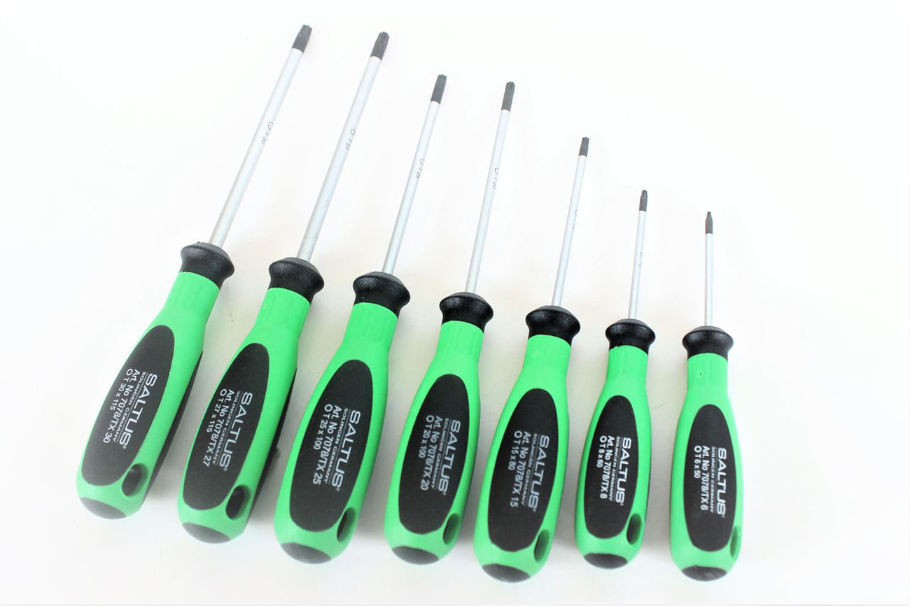 SALTUS Torx Schraubendreher Set 7-teilig Innentorx Schraubenzieher Profi Satz