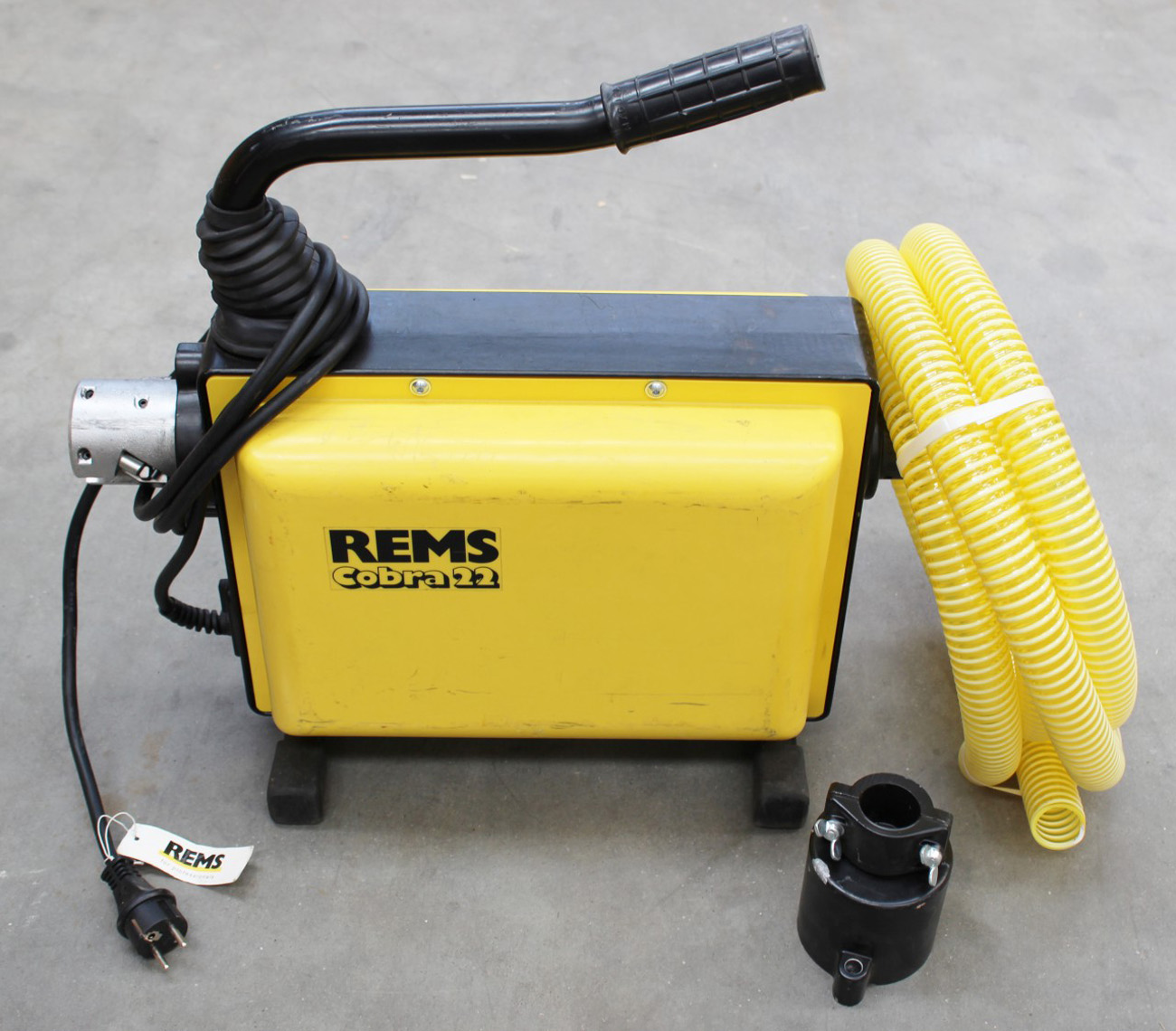 REMS Rohrreinigungsmaschine Cobra 22 Elektro 172000 Rohrreinigung Kanalreinigung REMS Rohrreinigungsmaschine Cobra 22 Elektro 172000 Rohrreinigung Kanalreinigung