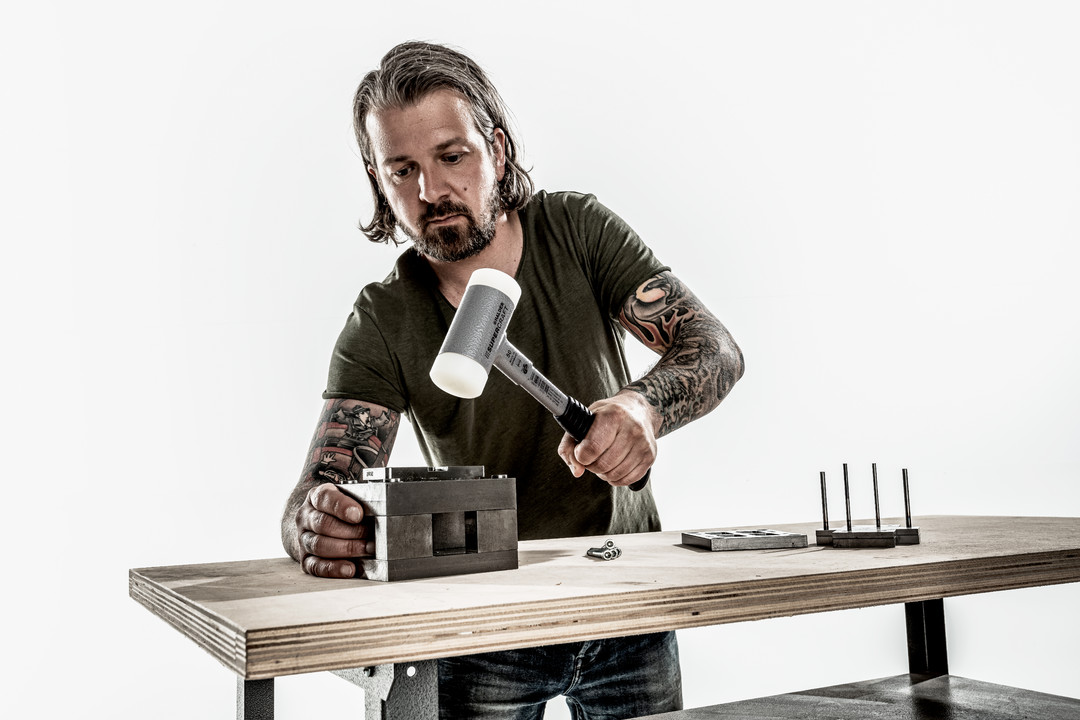 SUPERCRAFT-Schonhammer, mit bruchsicherem Stahlrohrstiel und ergonomisch geformtem, rutschsicherem Griff | D=25 mm | 3377.025 SUPERCRAFT-Schonhammer, mit bruchsicherem Stahlrohrstiel und ergonomisch geformtem, rutschsicherem Griff | D=70 mm | 3377.070