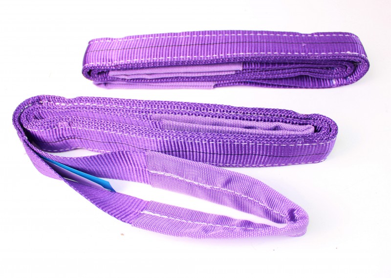 2 x Rundschlinge Hebegurt Hebeband violett 2 m 1000 kg Hebebänder Gurt günstig
