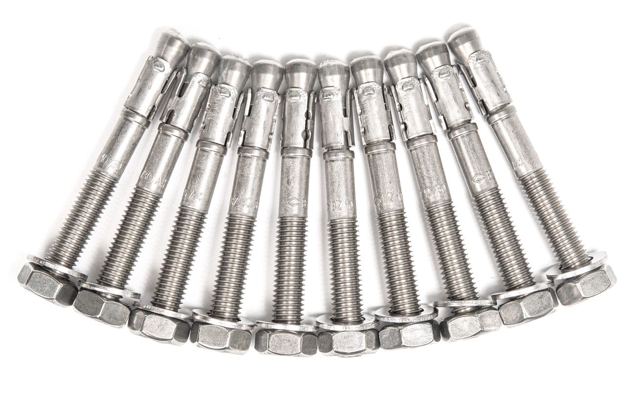 10 x Schwerlastdübel M12 Edelstahl A4 VA Bolzenanker Schwerlastanker Dübel M 12 10 x Schwerlastdübel M10 Edelstahl A4 VA Bolzenanker Schwerlastanker Dübel M 10