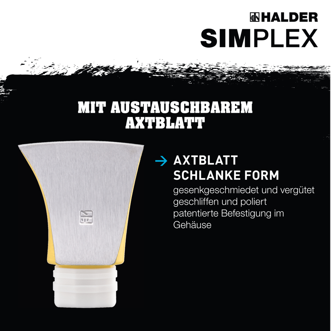 SIMPLEX-Axtblatt, schlanke Form | D=50 mm | 3210.750