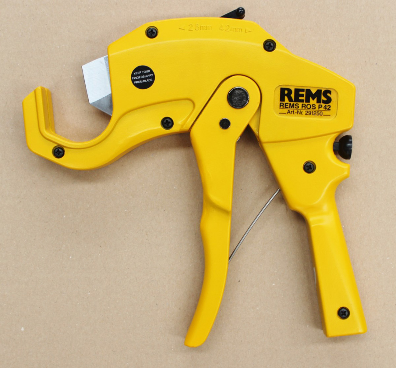 REMS Rohrschere ROS P 42 Nr. 291250 Kunststoffschere Schere Rohre Kunststoff