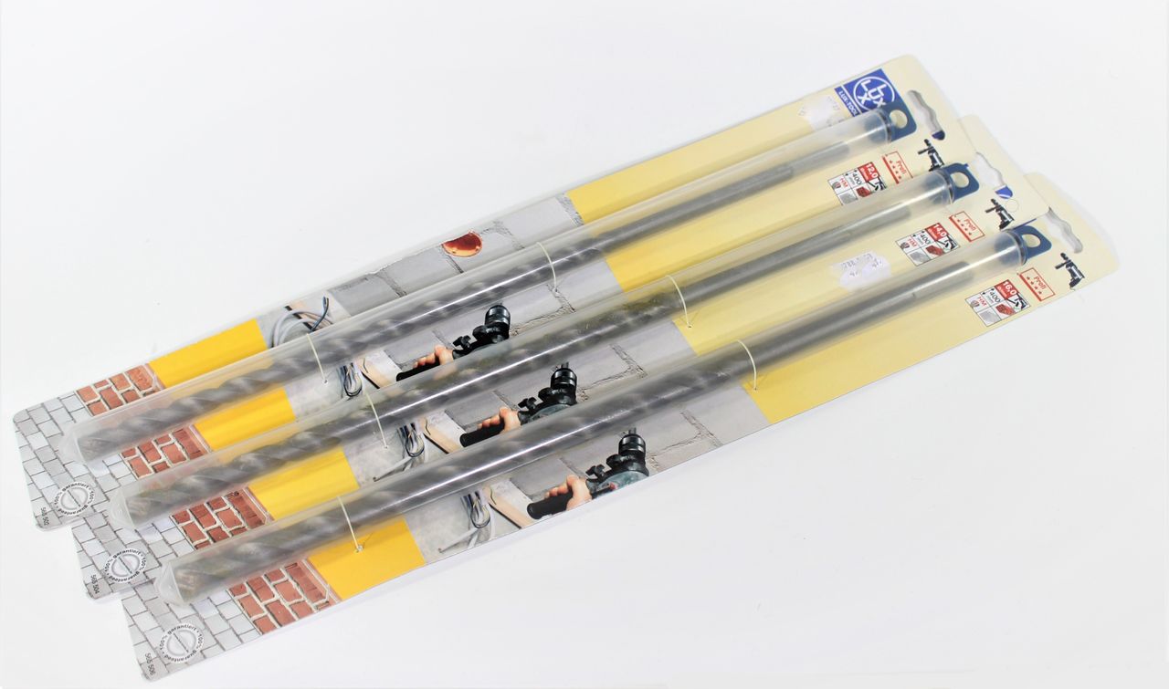 LUX Mauerbohrer Steinbohrer Set 3-tlg. ø12,14,16mm HM Bohrer bohren Werkzeug