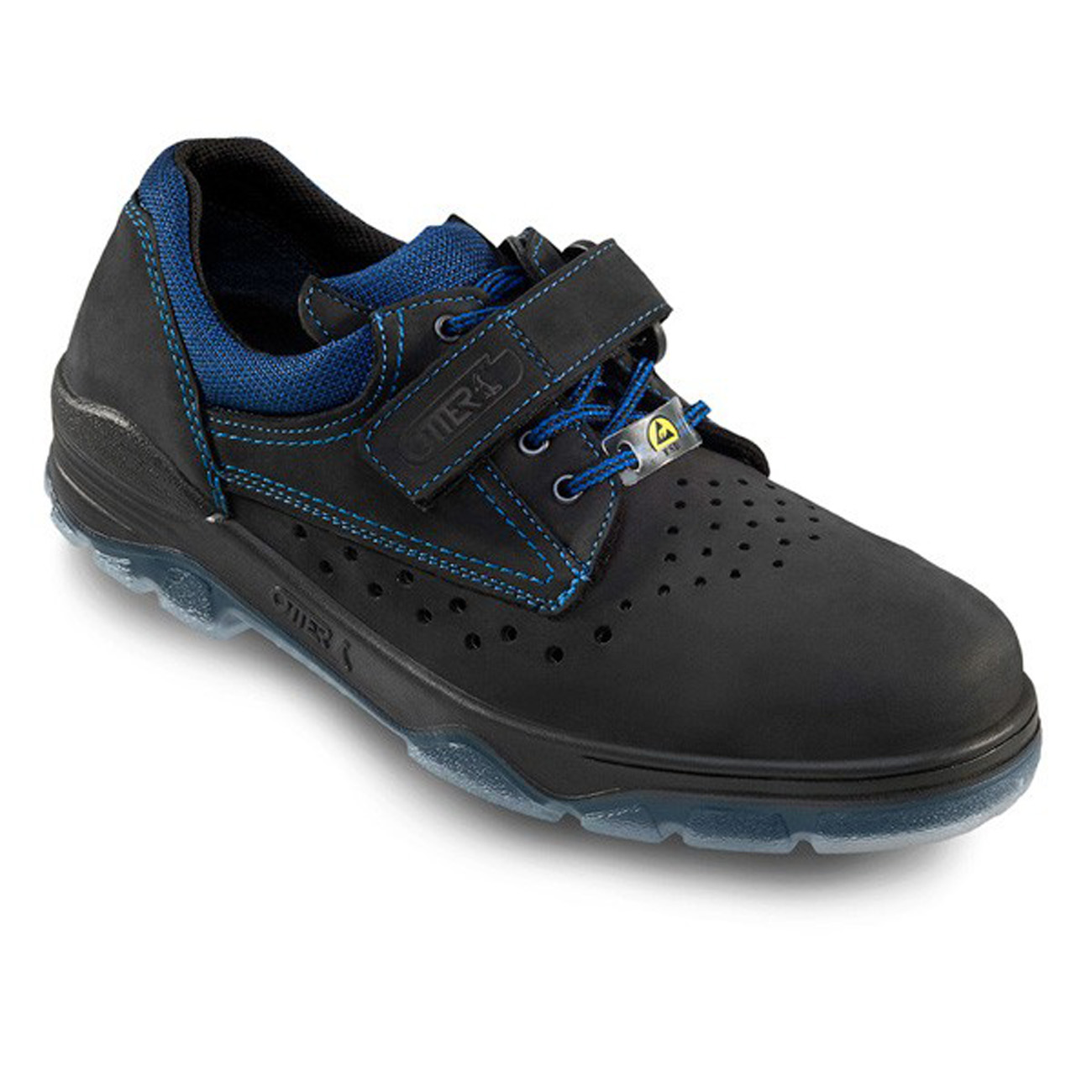 OTTER 98528 Sicherheitsschuh Rot Sicherheitsschuhe Arbeitsschuhe Flach Sommer