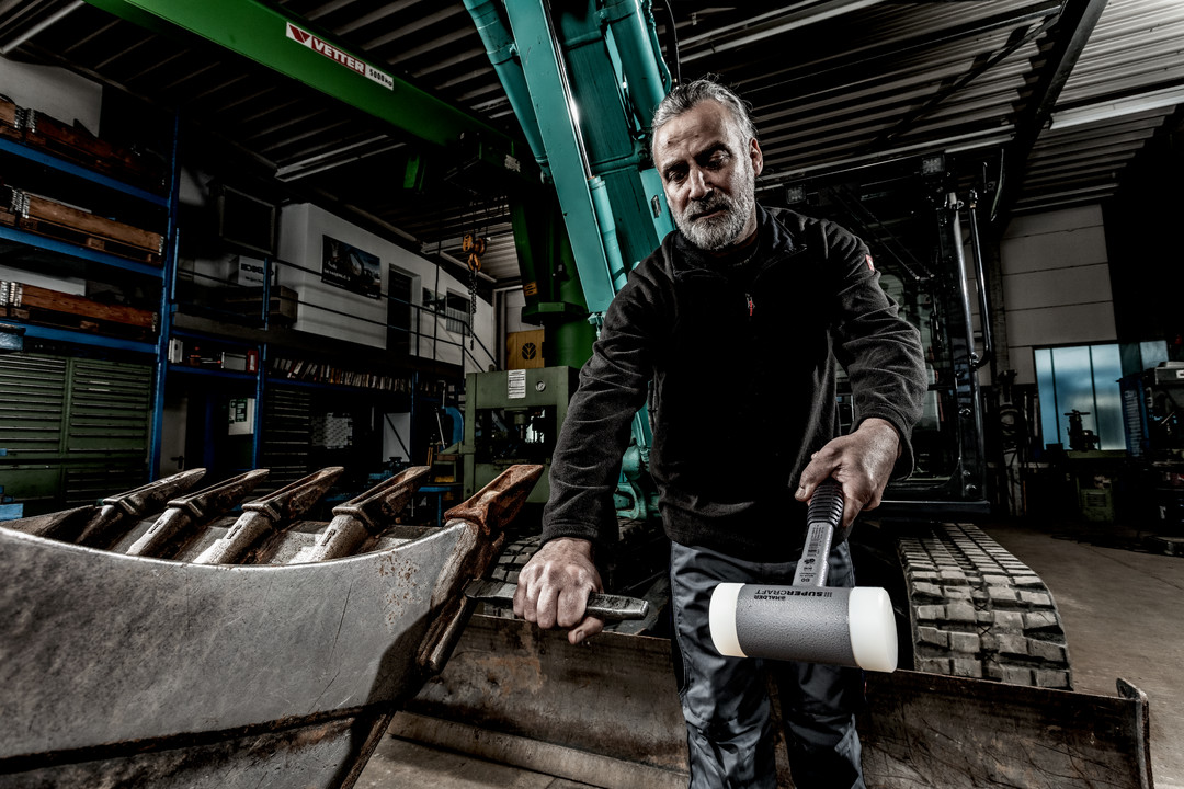 SUPERCRAFT-Schonhammer, mit bruchsicherem Stahlrohrstiel und ergonomisch geformtem, rutschsicherem Griff | D=25 mm | 3377.025 SUPERCRAFT-Schonhammer, mit bruchsicherem Stahlrohrstiel und ergonomisch geformtem, rutschsicherem Griff | D=70 mm | 3377.070
