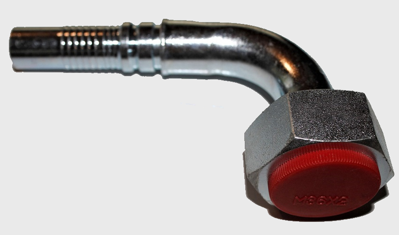 BALFLEX Złączka węża hydraulicznego Złączka węża DKOS 90° M36x2.0 RA 25 mm