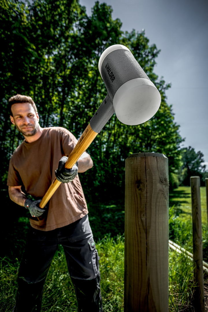 SUPERCRAFT-Vorschlaghammer, mit schwingungsdämpfendem, ergonomisch geformtem und lackiertem Hickorystiel | D=80 mm / Gewicht=4410 g | 3366.081 SUPERCRAFT-Vorschlaghammer, mit schwingungsdämpfendem, ergonomisch geformtem und lackiertem Hickorystiel | D=100 mm / Gewicht=9300 g | 3366.110