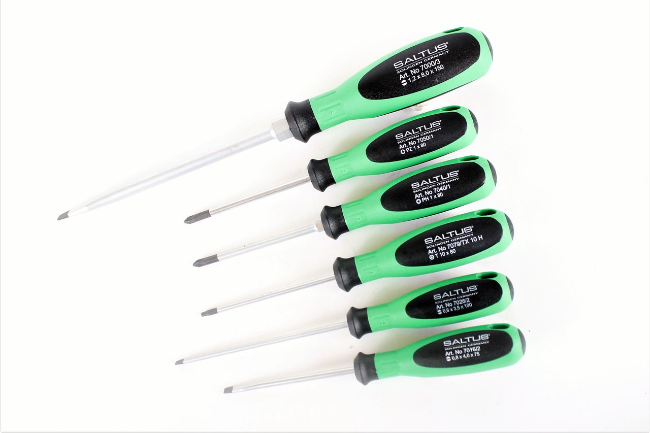 Zestaw wkrętaków SALTUS 6 elementów Zestaw wkrętaków krzyżowych PH PZ TX Professional