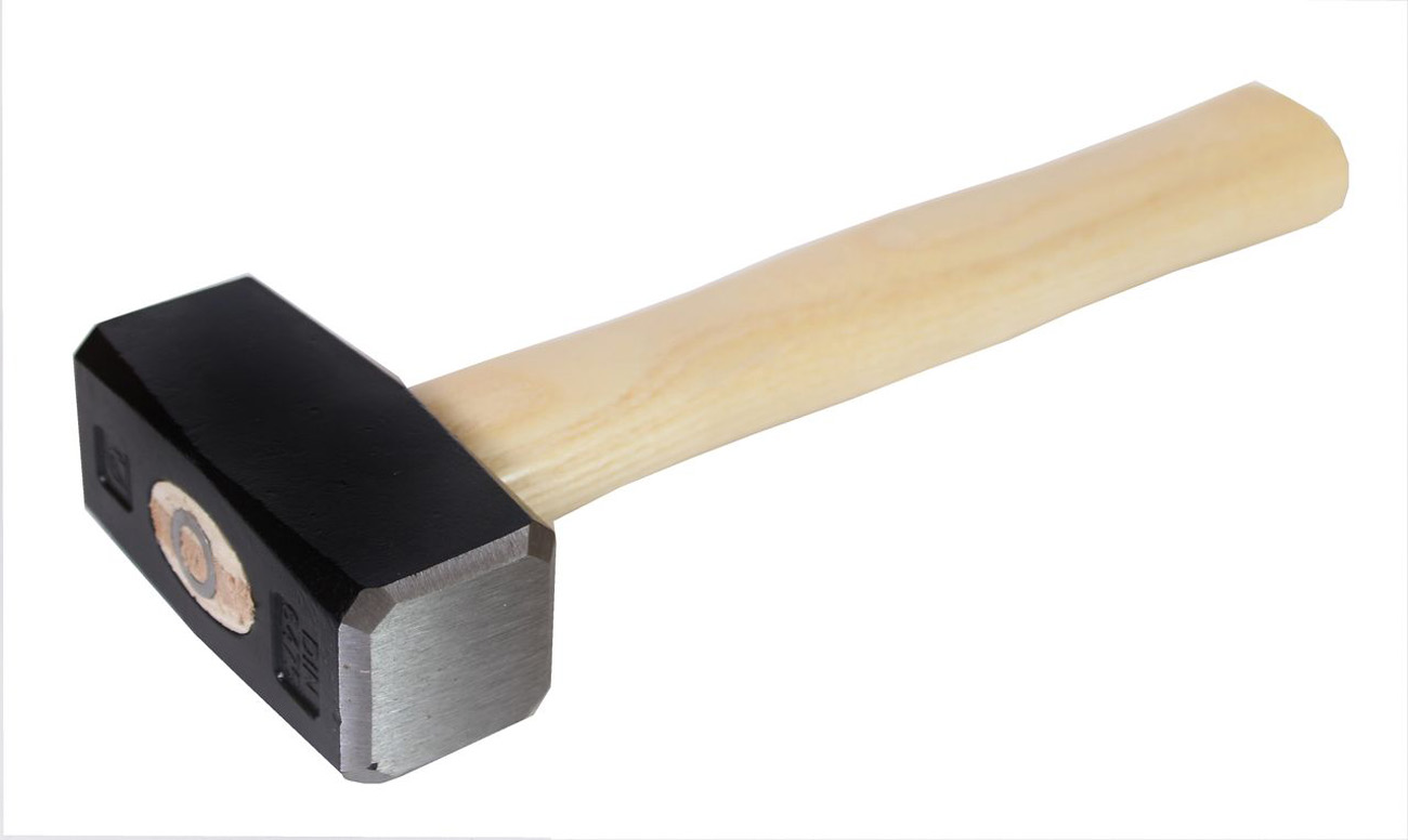 Młotek 1250 g Młotek ślusarski Młotek z jesionową rękojeścią Młot kowalski Profesjonalny