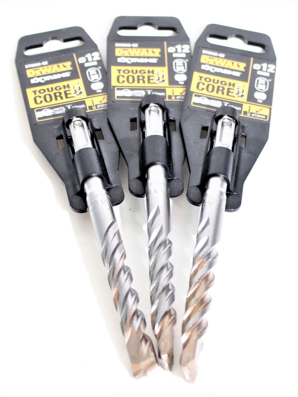 3x DEWALT Extreme SDS Plus Hammerbohrer Ø 12 mm Bohrer Bohrwerkzeug DT9552-QZ