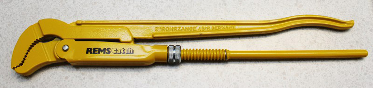 REMS S-Maul-Rohrzange 2 " Catch S Zoll 116015 Eckrohrzange Eck Wasserpumpenzange