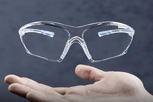 10x SOLID Schutzbrille Seitenschutz transparent beschlagfrei kratzfest UV-Schutz