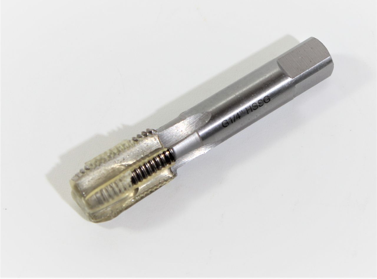 HSSG Handgewindebohrer G 1/4" Vorschneider Gewindebohrer Bohrer Schraubbohrer