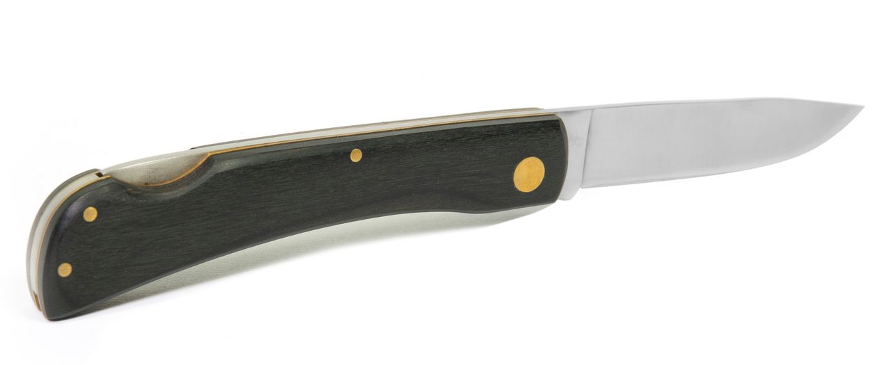 Taschenmesser HIPPEKNIEP Messer Klappmesser Backlock Sportmesser schwarz Eiche 3