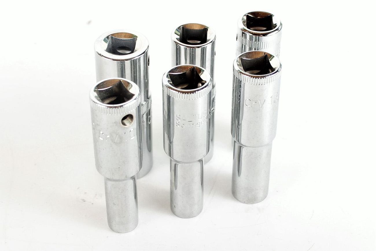 SALTUS 1/2" Steckschlüssel-Einsatz-Set 10-21 mm lang Nuss Nüsse 6-teilig 5202